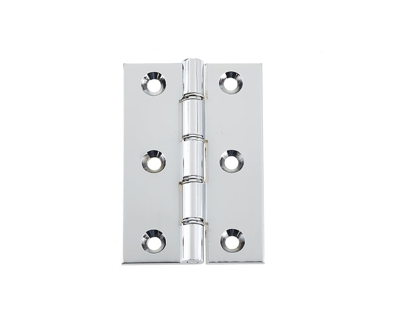 Double Phosphor Bronze Washered Hinge 102x67x3mm Polished Chrome