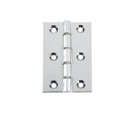 Double Phosphor Bronze Washered Hinge 102x67x3mm Polished Chrome