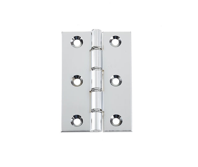 Double Phosphor Bronze Washered Hinge 102x67x3mm Polished Chrome