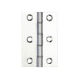 Double Phosphor Bronze Washered Hinge 102x67x3mm Polished Chrome