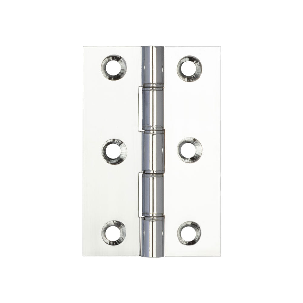 Double Phosphor Bronze Washered Hinge 102x67x3mm Polished Chrome