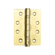 Certifire Stainless Steel Grade 13 Ball Bearing Hinges 102x76x3mm Electro Brassed