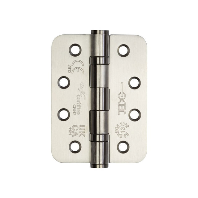 Certifire Stainless Steel Grade 13 Radiused Ball Bearing Hinges 102x76x3mm Satin Stainless Steel