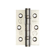 Jedo Stainless Steel Grade 7 Ball Bearing Hinges 76x50mm Polished Stainless Steel