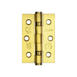 Jedo Stainless Steel Grade 7 Ball Bearing Hinges 76x50mm Satin Brass