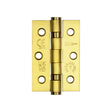 Jedo Stainless Steel Grade 7 Ball Bearing Hinges 76x50mm Satin Brass