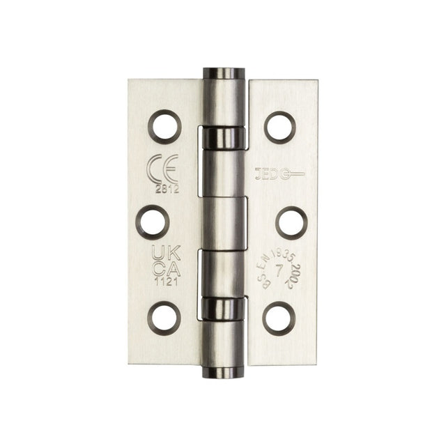 Jedo Stainless Steel Grade 7 Ball Bearing Hinges 76x50mm Satin Stainless Steel