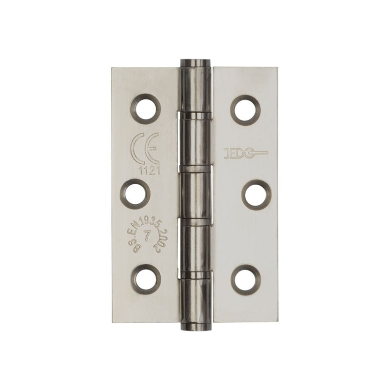 Jedo Stainless Steel Grade 7 Washered Hinges 76x50mm Polished Stainless Steel