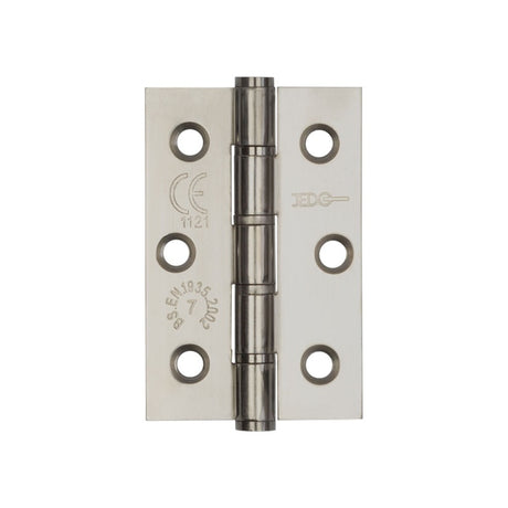 Jedo Stainless Steel Grade 7 Washered Hinges 76x50mm Polished Stainless Steel