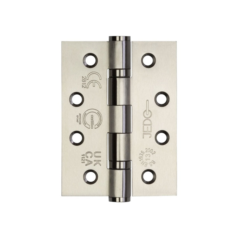 Certifire Stainless Steel Grade 13 Ball Bearing Hinges (PCK 3) 102x76x3mm Satin Stainless Steel