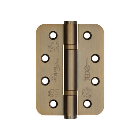 Certifire Stainless Steel Grade 13 Radiused Polymer Bearing Hinges 3 Knuckle (PCK 3) 102x76x3mm Anti