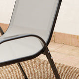 Outsunny Three-Piece Outdoor Garden Set - Light Grey