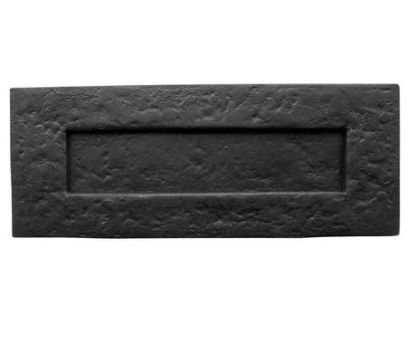 Antique Plain Letterplates 270x115mm Black