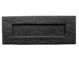 Antique Plain Letterplates 260x80mm Black