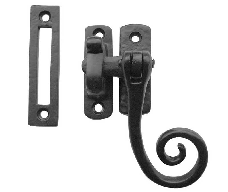 Antique Range Casement Fasteners 85mm Black