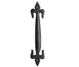 Fleur De Lys Pull Handles 125mm Black