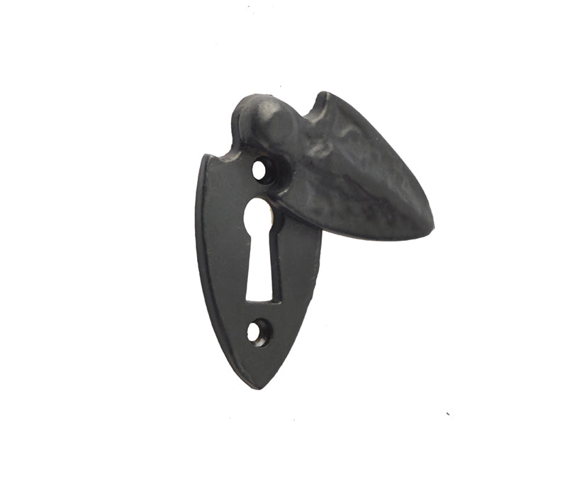 Antique Covered Escutcheon 50mm Black
