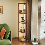 HOMCOM Three-Tier Corner Floor Lamp