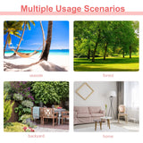 Outsunny Cotton Hammock Soft Portable Swing Sleeping w/ Headrest & Side Pocket Deluxe Swing Chair for Beach, Yard, Bedroom, Patio, Porch, Indoor, Outdoor14270 x 80 cm