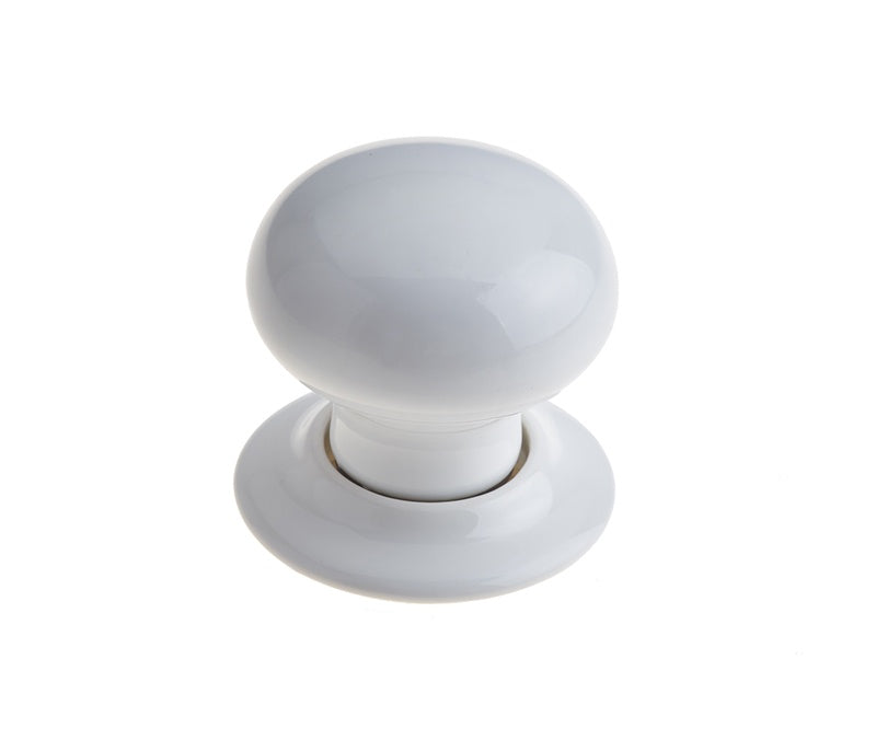 Jedo Porcelain Mortice Door Knobs White