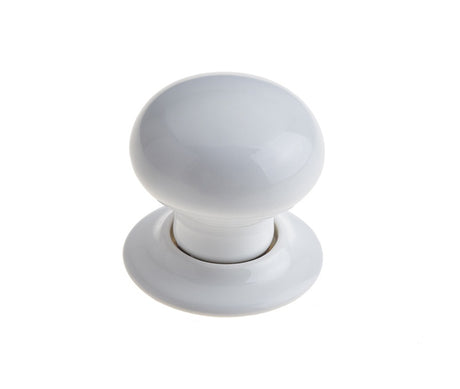 Jedo Porcelain Mortice Door Knobs White