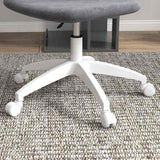 Vinsetto Armless Desk Chair, Mesh Office Chair, Height Adjustable with Swivel Wheels, Grey