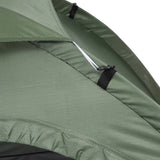 Outsunny 2 Person Camping Tent, Camouflage Tent with Zipped Doors, Storage Pocket, Portable Handy Bag, Dark Green