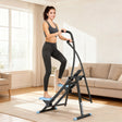 SPORTNOW Stair Stepper for Home Gym Exercise, Vertical Climber Machine with LCD Monitor & Adjustable Pedals for Workout