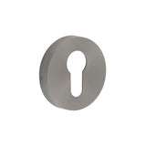Euro Profile Escutcheon PVD 52x8mm Gun Metal