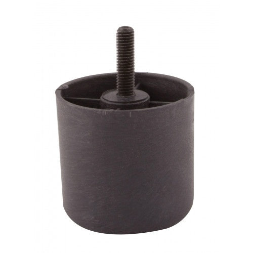 Glide with Thread - M8 Threaded Plastic Moulded Foot H60mm_D60mm