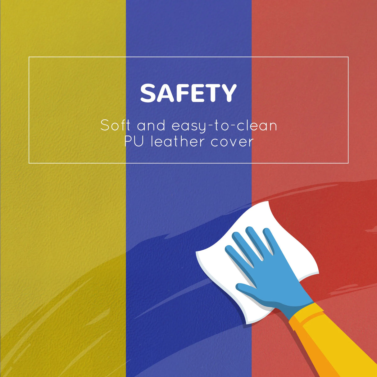 HOMCOM 2-Piece Soft Playset for Toddlers, Climbing, Crawling, For ages 12-36 Months, Red