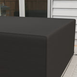 Outsunny Outdoor Garden Furniture Cover Waterproof, Anti-UV 600D Heavy Duty Oxford Fabric Patio Furniture Cover for Rectangular Sofa Table Set, Black, 245 x 165 x 66 cm