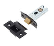 Jedo Heavy Duty Tubular Latches - 45 Degree Short Travel 64mm Black