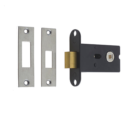 Jedo Box Deadbolts 76mm with 5mm Spindle Satin Stainless Steel