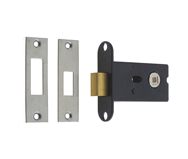 Jedo Box Deadbolts 76mm with 5mm Spindle Satin Stainless Steel