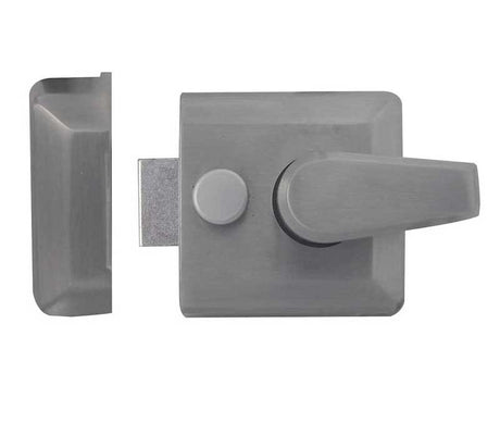 Narrow Stile Night Latches 66mm Satin Chrome