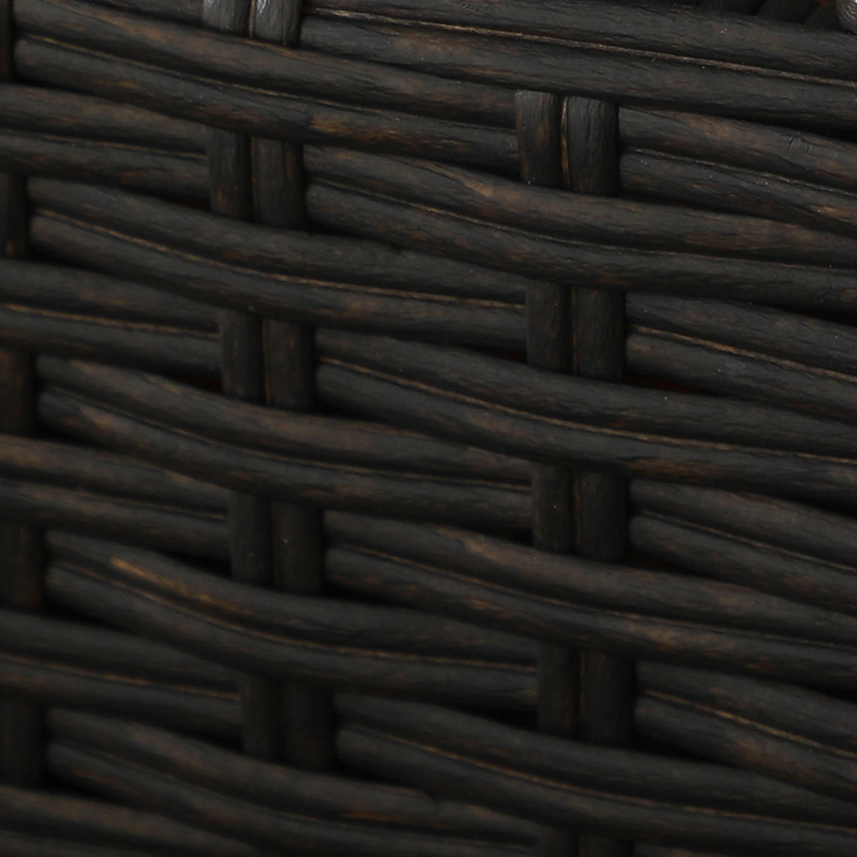 Outsunny Outdoor Recliner Chair with Adjustable Backrest and Footrest, Cushion, Side Tray, Dark Grey/Brown