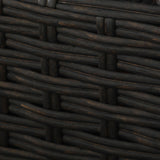 Outsunny Outdoor Recliner Chair with Adjustable Backrest and Footrest, Cushion, Side Tray, Dark Grey/Brown