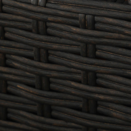 Outsunny Outdoor Recliner Chair with Adjustable Backrest and Footrest, Cushion, Side Tray, Dark Grey/Brown