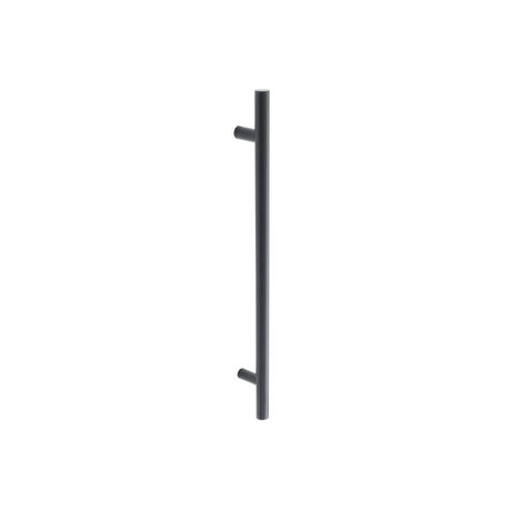 Nero Guardsman Pull Handles 600x25mm Bolt Through Matt Black