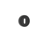 Nero Matt Black Standard Keyway Escutcheon 50mm Black