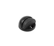 Nero Oval Floor Mounted Door Stop 46x26mm Black