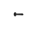 Nero Wall Mounted Door Stop on Rose 85mm Black