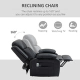 HOMCOM Riser and Recliner Chair with Massage, Power Lift Recliner Chair for Elderly with Remote Control, Extended Footrest, Dual Side Pockets, Overstuffed Electric Reclining Armchair, Black