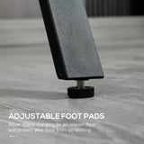 HOMCOM 120 cm Rectangular Bar Table for 4 People, Modern Breakfast Bar Table with Wood Effect Tabletop, Steel Legs, Coffee Desk for Living Room, White