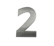 150mm Numerals SSS Finish 150mm Satin Stainless Steel No. 2