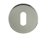 Stainless Steel Standard Keyway Escutcheons Grade 304 52x5mm Polished Stainless Steel