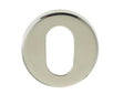 Stainless Steel Oval Profile Escutcheons Grade 304 52x8mm Polished Stainless Steel