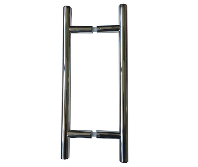 Stainless Steel 19mm Guardsman Pull Handles B2B Fixing 400x19x300mm Polished Stainless Steel