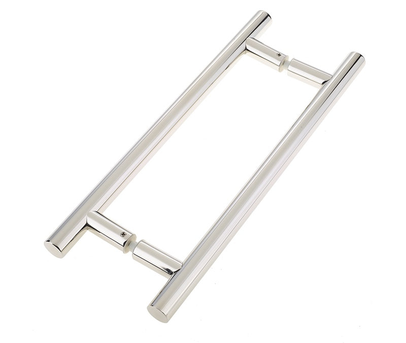 Stainless Steel 25mm Guardsman Pull Handles B2B Fixing 400x25x300mm Polished Stainless Steel